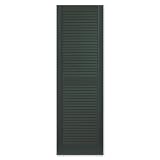 Alcoa/Mastic CLV1220-56 12 x 20 Dark Spruce Louvered Vinyl Exterior Shutters (Pair)