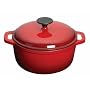 Molten Cast Iron Round Casserole with Lid 2.5l, 20.5cm x 9cm