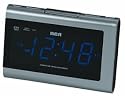 RCA RP5430 AM/FM Clock Radio with 1.4-Inch Display and Auto Time Set