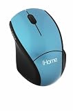 iHome Wireless Laser Notebook Mouse (Blue)