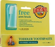 Jason Natural Cosmetics - Toddler Toothpaste Strawberry Banana, 1.6 oz toothpaste.