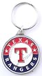 Texas Rangers Pewter Keychain