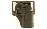 BlackHawk CQC SERPA Belt Holster Right Hand Black Glock 19/23/32/36 Carbon Fiber Belt Loop and Paddle 410502BK-R