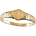 Jewelry : 14K Yellow Gold Children's Signet Cross Ring