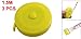 uxcell 3 Pcs Sewing Tailor Retractable Ruler Tape Measure Yellow 150cm 60 inch