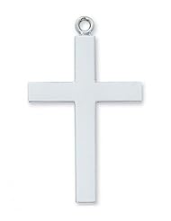 Solid .925 Sterling Silver Lords Prayer Cross 24Chain Solid Sterling .925 Silver Christian Jewelry Cross Pendant Necklace