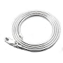 Italian 2mm Sterling Silver 20" Snake Chain Necklace