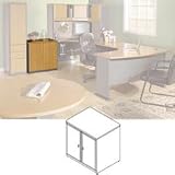 BSHWC57496 Series A Two-Door Cabinet, Natural Cherry/Slate Gray, 29-1/2wx23-3/8dx29-7/8h