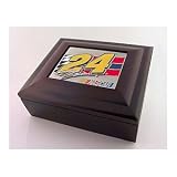 NASCAR Jeff Gordon Logo Wood Collectors Box