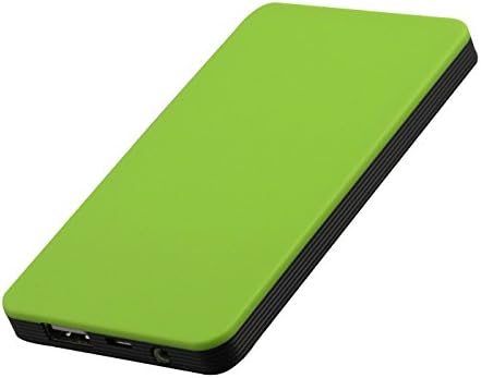 Super Slim 4000mAh External Portable Charger Backup Polymer Battery Dual Output Travel Charger for Iphone,Samsung Galaxy Mega,Nokia, HTC, LG, And Tablet (C-Black)