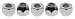 Raybestos 1950N Wheel Hardware- Lug Nut