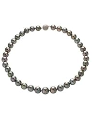 14kt White Gold Gray Tahitian Pearl Necklace