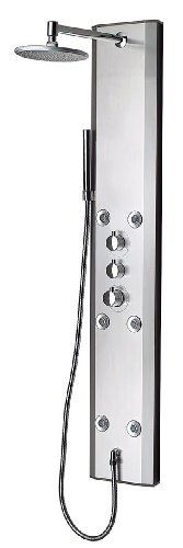 Stainless steel shower panel SPA massage system (AMS010)