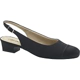 Dea in Black Satin Color: Black Satin, Size: 6.5, Width: WW by 