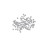 Sterling Silver Seamless Round Beads 2mm (100)