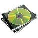 Electronics : Fellowes - Storage CD jewel case - capacity: 2 CD - black (pack of 5 )