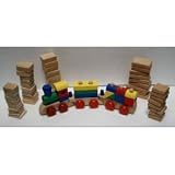 Melissa & Doug Classic Wooden Stacking Train