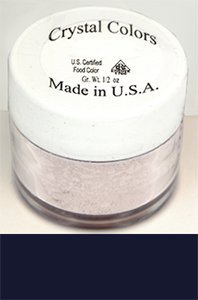 Crystal Colors Powder Colour & Dusting Powder - Charcoal - Â½ oz
