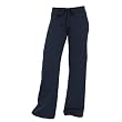 Navy Blue Low Rise Flared Comfortable girls and womens jersey louge pajama or sports pants.