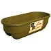 Apollo Plastics R2X6-OLIVE 2 by 6 Mount Deck & Fence Railing Planter, 12-Inch by 24-Inch Rectangular, Olive