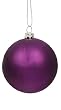 Shiny Plum Purple Commercial Shatterproof Christmas Ball Ornament 6" (150mm)