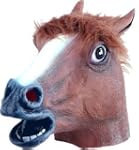 Maschera da cavallo in gomma