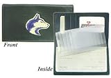 Washington Huskies Embroidered Leather Checkbook Cover