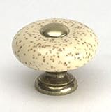 Cabinet Knob, Bedford, Brass & Ceramic
