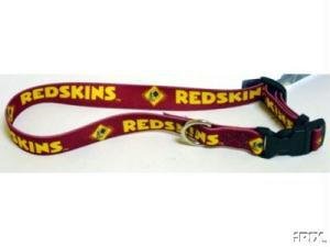 New! Medium Washington Redskins Dog Collar