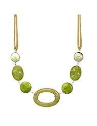16 + 2 Inch Extension Necklace with Dyed Green Jade and Cultured Freshwater Coin Pearl