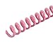 Spiral Binding Coils 7mm (9/32 x 36-inch) 4:1 [pk of 100] Pink (PMS 230 C)