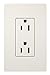 Lutron 15 Amp Tamper-Resistant Duplex Receptacle, SCRS-15-TR-BI, Biscuit