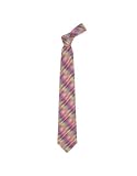 Missoni Multicolor Shaded Stripes Woven Silk Tie Blue