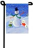 Bichon Frise - Frosty's Helper - Garden Flags