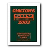 1999 - 2003 SUV Service Manual by Chilton