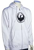 Dragon Icon Zip Hoody - White