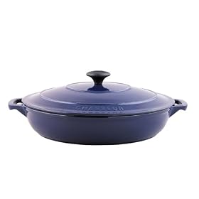 Chasseur Cast Iron 30cm, 3.0ltr Cobalt Blue Serving Casserole