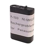 Hitech - Replacement Cordless Phone Battery for Panasonic HHR-P103A