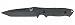 Electronics : Benchmade 141BK Benchmade Nimravus Fixed Blade Benchmade Kote 1 - Black Corrosion Resistant Finish Plain Tanto w/Sheath 4.5"" Black Aluminum Box