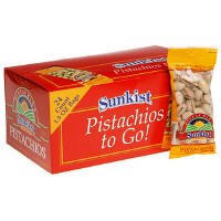 Sunkist-Pistachios to Go!, 24 1.5 oz. bags by Healthy Snacks