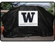 Gas Grill Cover For Large Grill with University of Washington Logo
