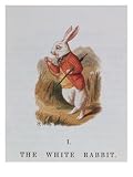 : The White Rabbit, Illustration from "Alice in Wonderland" Giclee Poster Print by John Tenniel, 18x24