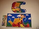 2pc Winnie the Pooh Bathroom Rug Set