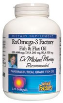 RxOmega-3 Factors Fish&Flax Oil - 120 - Softgel