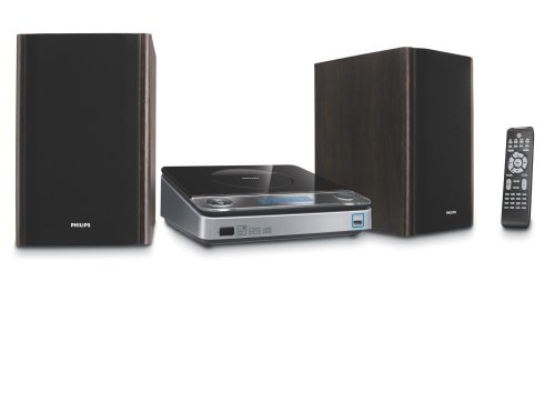 Philips MCM177/12 - Micro-cha�ne CD mp3/wma - Tuner num�rique - DBB - 2 x 10 W - Design Flat - USB