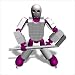 Stikfas G2 Alpha Male Ice Hockey Player - Fuchsia