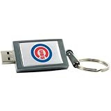 Centon DataStick Keychain MLB Chicago Cubs Edition - USB flash drive - 2 GB - Hi-Speed USB - silver