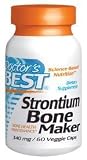 Best Strontium Bone Maker, Helps Maintain Strong & Healthy Bones, 60 Veggie Caps, 340mg