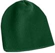 Short Knit Acrylic 8'' Winter Beanie, Athletic Green