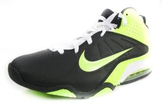 Nike Mens Basketball Shoes AIR MAX PURE GAME White / Lime / Black SZ 10